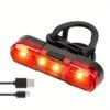 USB Rechargeable LED Bicycle Rear Warning Light