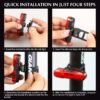 USB Rechargeable LED Bicycle Rear Warning Light