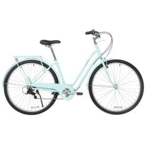 city-bike-elops-120-low-frame-26-or-28-inch-6-speed-green-elops-8597094.jpg 26/28-Inch 6-Speed Low-Step Urban City Bicycle