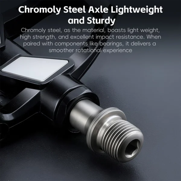 Clip-In Bicycle Pedals with Secure Locking Mechanism