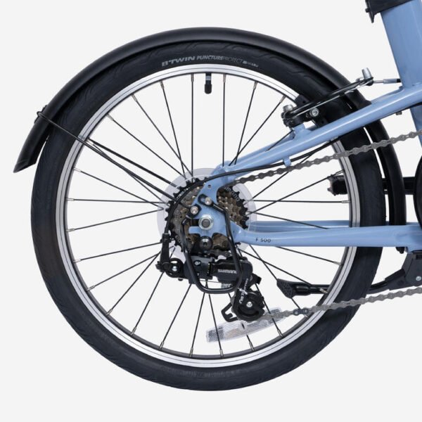 folding-bike-fold-500-20-inch-7-speed-indigo-btwin-8841757-3.jpg 20-Inch 7-Speed Urban Commuter Folding Bicycle – Indigo