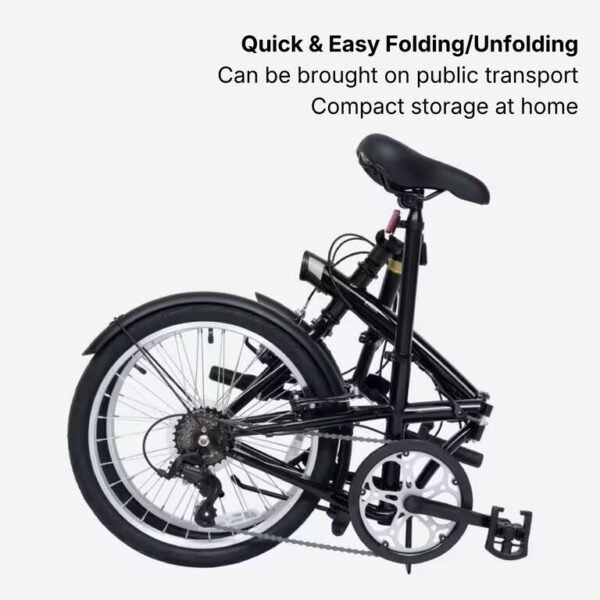folding-bike-tilt-120-adj-20-inch-6-speed-black-btwin-9009900-1.jpg 20-Inch 6-Speed Portable Folding Commuter Bicycle – Black