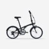folding-bike-tilt-120-adj-20-inch-6-speed-black-btwin-9009900.jpg 20-Inch 6-Speed Portable Folding Commuter Bicycle – Black