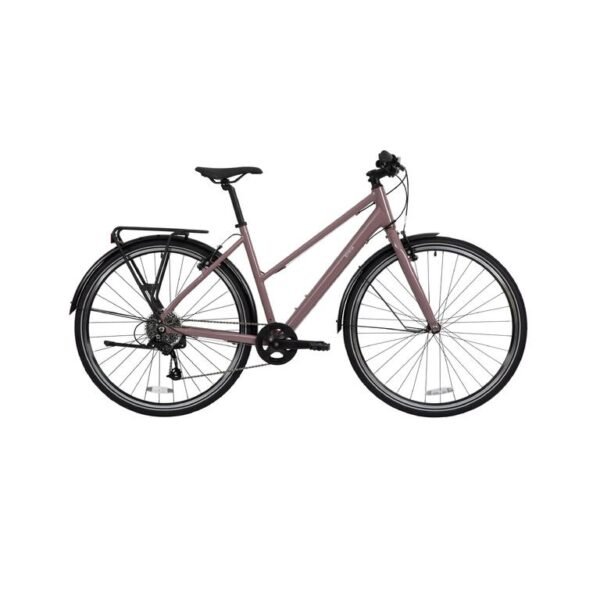 long-distance-bike-500-low-frame-purple-btwin-9001063.jpg Low-Step Long-Distance Touring Bicycle – Purple