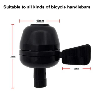Compact Aluminium Bicycle Handlebar Bell