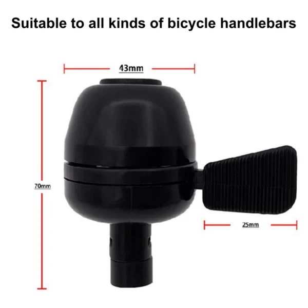 Compact Aluminium Bicycle Handlebar Bell