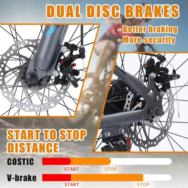 66cm 21-Speed All-Terrain Mountain Bicycle
