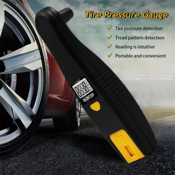 Dual-Function Vehicle Tyre Pressure Gauge