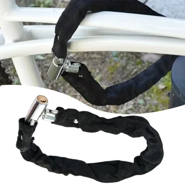 Heavy-Duty Metal Bicycle Security Chain Lock