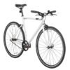 Minimalist Single-Speed Urban Bicycle – White