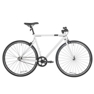 Minimalist Single-Speed Urban Bicycle – White